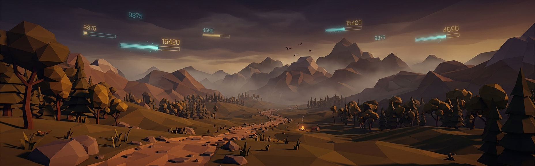 WalkScape game landscape